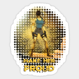 Lara Croft (Tomb Raider) | "Make Her Proud" Collection Sticker